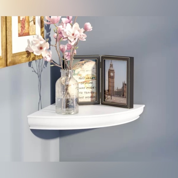 Arshawn Corner Shelf by Winston Porter in White - Picture 3 of 5